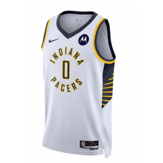 Men's Indiana Pacers #0 Tyrese Haliburton Fanatics Branded White 2022-23 Fastbreak Jersey - Ujersey