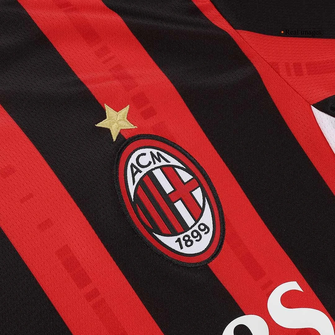AC Milan Soccer Jersey Home Custom Shirt 2024/25 - Ujersey