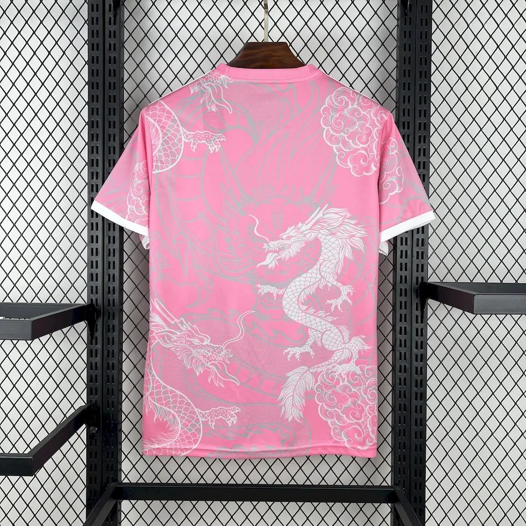 Real Madrid Soccer Jersey Dragon Pink Special Edition Custom Shirt 2025/26 - Ujersey