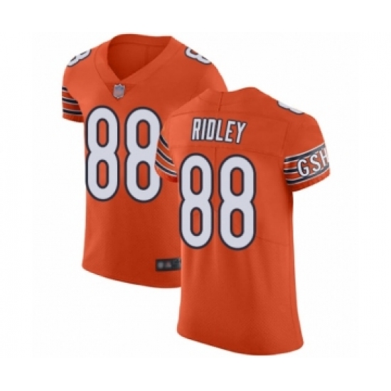 Men's Chicago Bears #88 Riley Ridley Orange Alternate Vapor Untouchable Elite Player Football Jersey - Ujersey