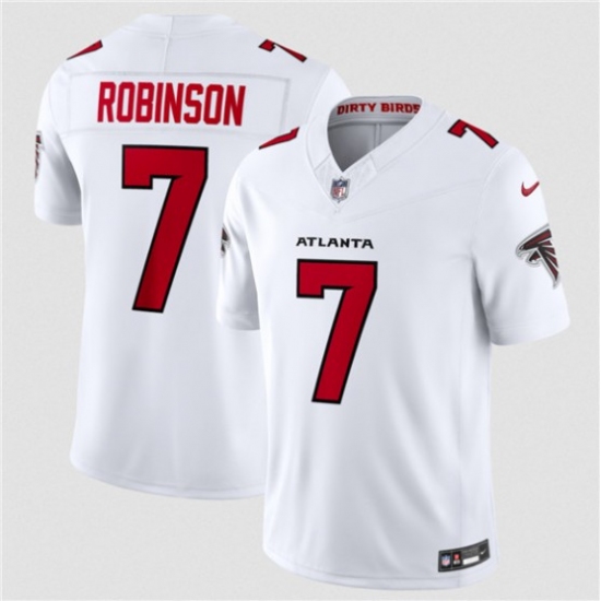 Men's Atlanta Falcons #7 Bijan Robinson White 2026 New F.U.S.E. Vapor Untouchable Limited Football Stitched Jersey - Ujersey