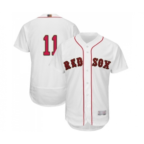 Men's Boston Red Sox #11 Rafael Devers White 2019 Gold Program Flex Base Authentic Collection Baseball Jersey - Ujersey