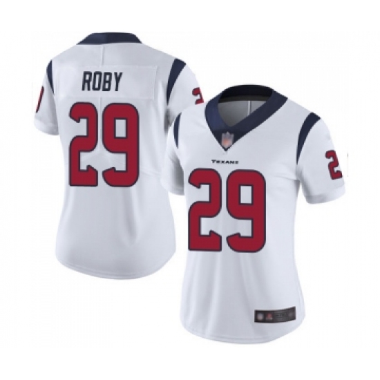 Women's Houston Texans #29 Bradley Roby White Vapor Untouchable Limited Player Football Jersey - Ujersey