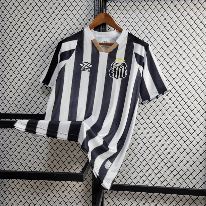 Santos FC Soccer Jersey Away Custom Shirt 2024 - ujerseystore
