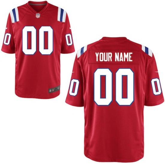 Nike Men's New England Patriots Customized Throwback Game Jersey - Ujersey