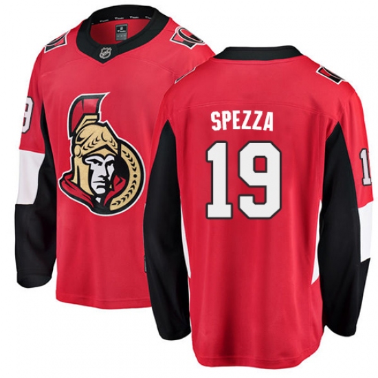 Youth Ottawa Senators #19 Jason Spezza Fanatics Branded Red Home Breakaway NHL Jersey - Ujersey