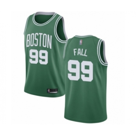 Youth Boston Celtics #99 Tacko Fall Swingman Green(White No.) Road Basketball Jersey - Icon Edition - Ujersey