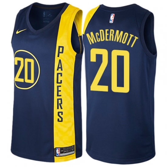 Women's Nike Indiana Pacers #20 Doug McDermott Swingman Navy Blue NBA Jersey - City Edition - Ujersey