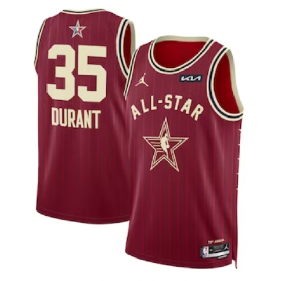Men's Unisex Kevin #35 Durant Jordan Brand Crimson 2024 NBA All-Star Game Swingman Jersey