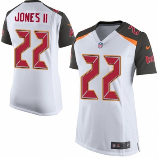 Women's Nike Tampa Bay Buccaneers #22 Ronald Jones II Game White NFL Jersey - Ujersey