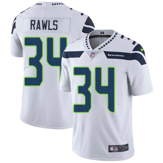 Youth Nike Seattle Seahawks #34 Thomas Rawls White Vapor Untouchable Limited Player NFL Jersey - Ujersey