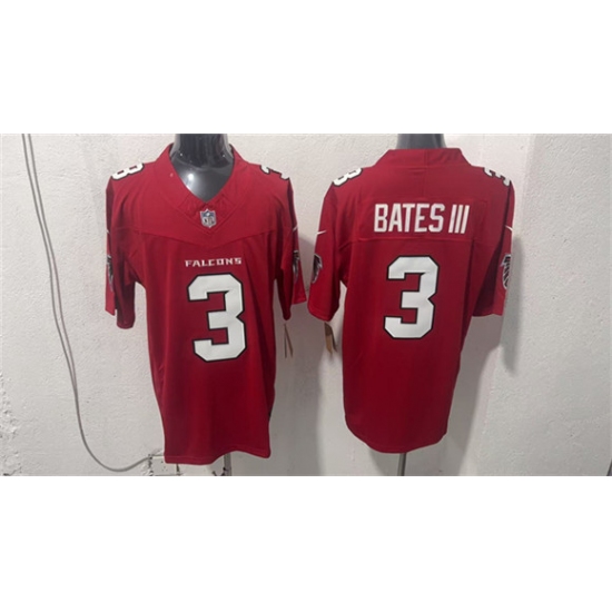 Men's Atlanta Falcons #3 Jessie Bates III Red 2026 New F.U.S.E. Vapor Untouchable Limited Football Stitched Jersey - Ujersey