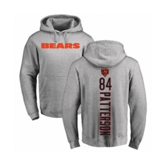 Football Chicago Bears #84 Cordarrelle Patterson Ash Backer Pullover Hoodie - Ujersey