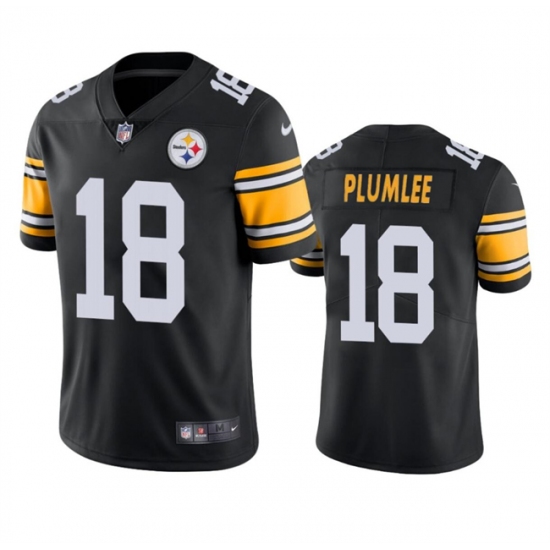 Men's Pittsburgh Steelers #18 John Rhys Plumlee White Vapor Untouchable Limited Football Stitched Jersey - Ujersey