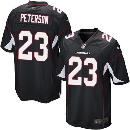 Men's Nike Arizona Cardinals #23 Adrian Peterson Game Black Alternate NFL Jersey - Ujersey