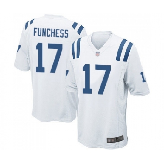 Men's Indianapolis Colts #17 Devin Funchess Game White Football Jerseys - Ujersey