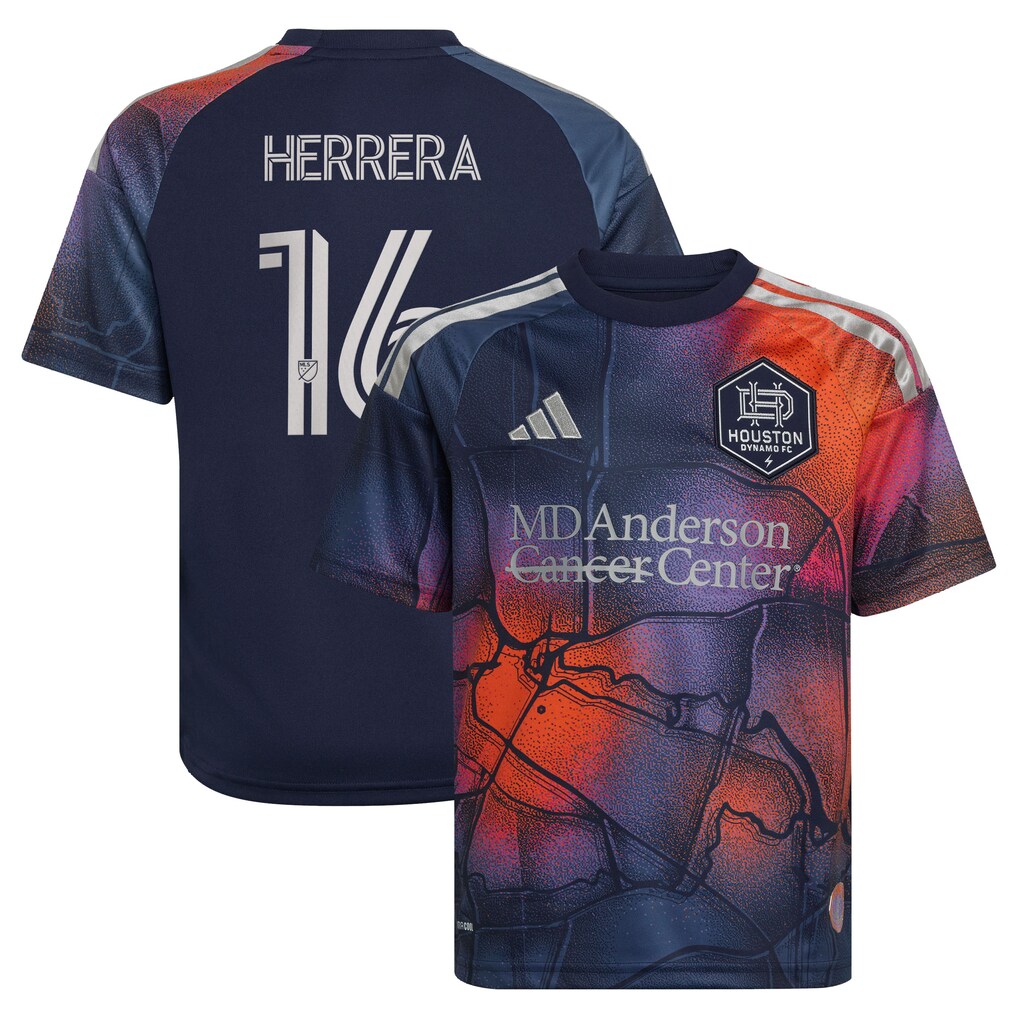 Youth Houston Dynamo FC Héctor Herrera adidas Blue 2026 Mission Control Replica Jersey - Ujersey