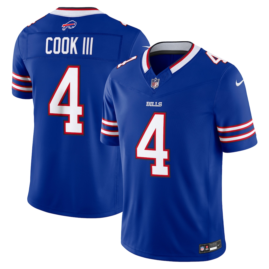 Men's Buffalo Bills James Cook III Nike Royal Team Vapor F.U.S.E. Stitched Limited Jersey - Ujersey