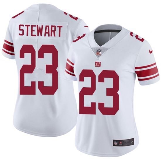 Women's Nike New York Giants #23 Jonathan Stewart White Vapor Untouchable Limited Player NFL Jersey - Ujersey