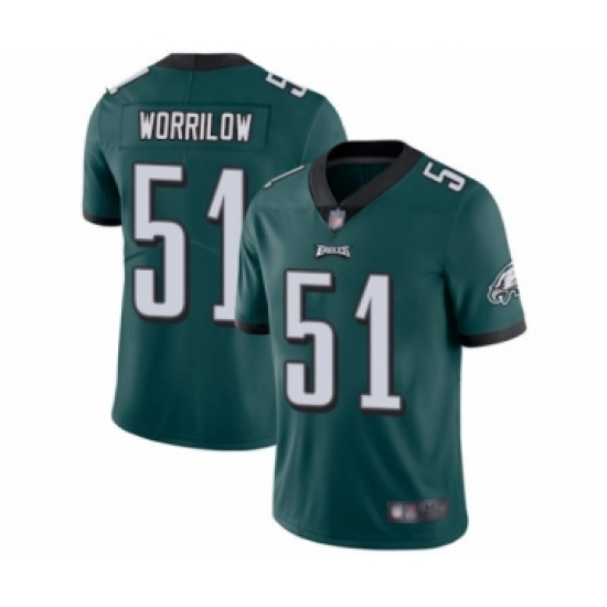 Youth Philadelphia Eagles #51 Paul Worrilow Midnight Green Team Color Vapor Untouchable Limited Player Football Jersey - Ujersey