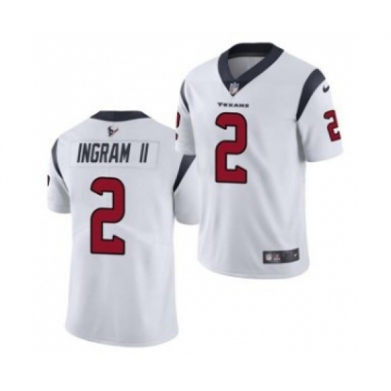 Men's Houston Texans #2 Mark Ingram II White Vapor Untouchable Limited Stitched Jersey - Ujersey