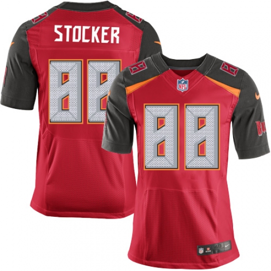 Men's Nike Tampa Bay Buccaneers #88 Luke Stocker Elite Red Team Color NFL Jersey - Ujersey