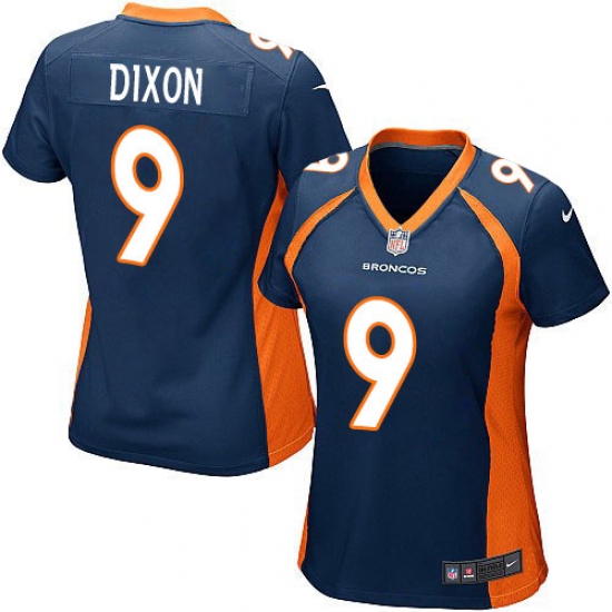 Women's Nike Denver Broncos #9 Riley Dixon Game Navy Blue Alternate NFL Jersey - Ujersey