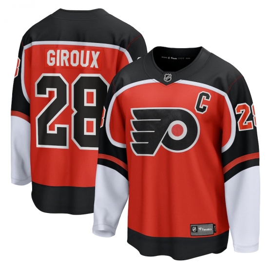 Men's Philadelphia Flyers #28 Claude Giroux Fanatics Branded Orange 2020-21 Special Edition Breakaway Player Jersey - Ujersey