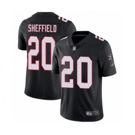 Men's Atlanta Falcons #20 Kendall Sheffield Black Alternate Vapor Untouchable Limited Player Football Jersey - Ujersey