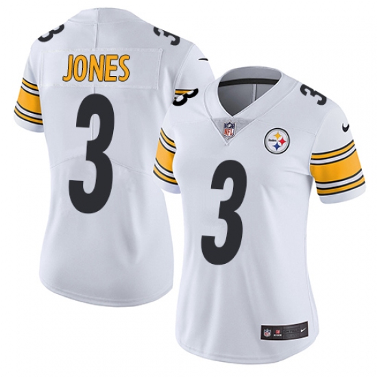 Women's Nike Pittsburgh Steelers #3 Landry Jones Elite White NFL Jersey - Ujersey