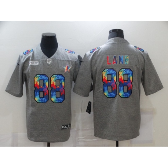 Men's Dallas Cowboys #88 CeeDee Lamb Gray Rainbow Version Nike Limited Jersey - Ujersey