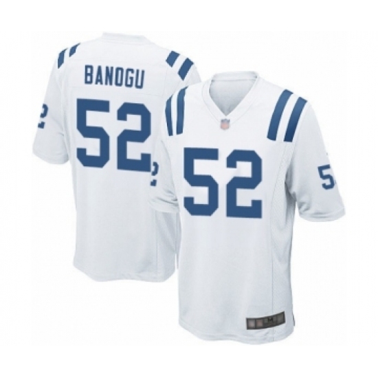 Men's Indianapolis Colts #52 Ben Banogu Game White Football Jersey - Ujersey