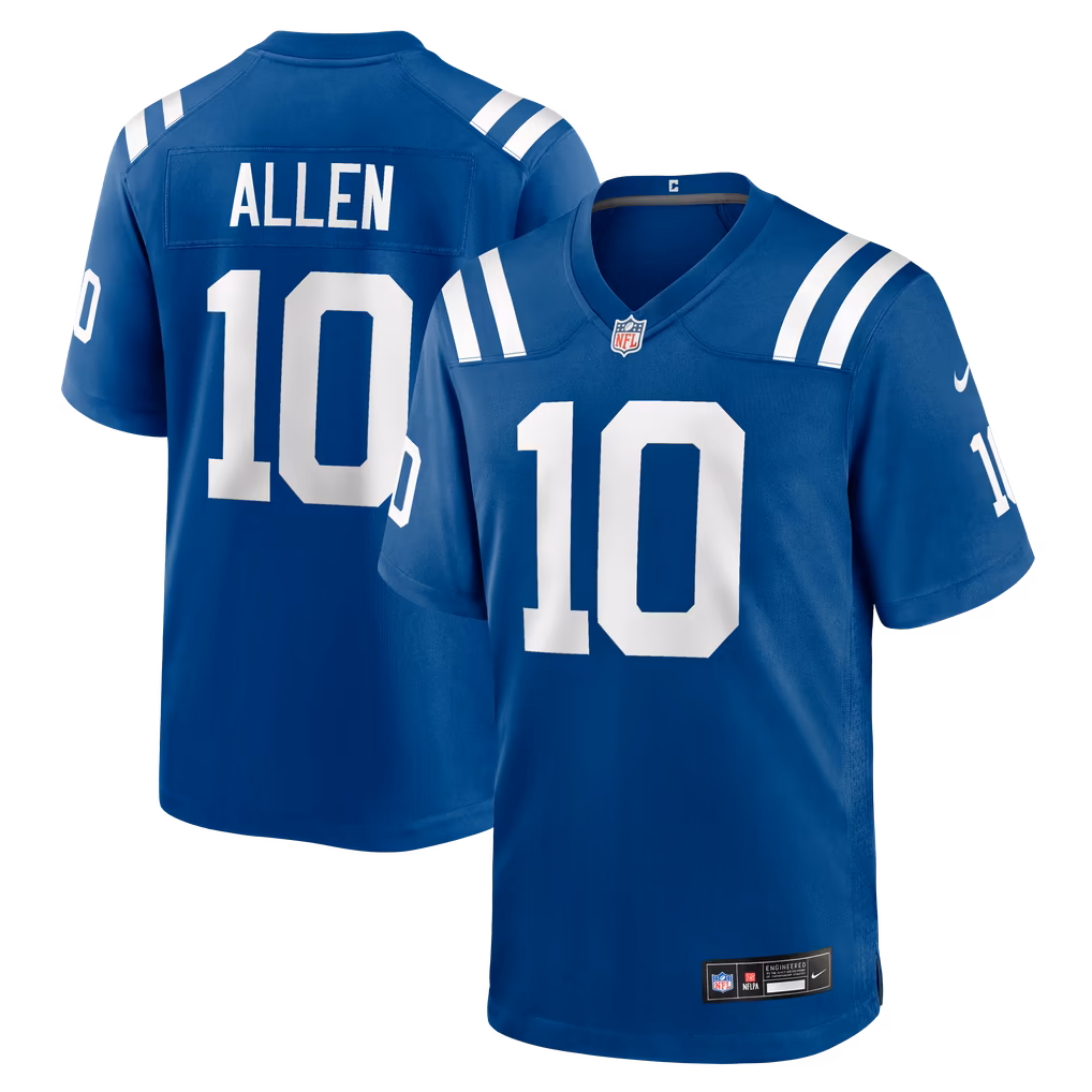 Men's Indianapolis Colts Keenan Allen Nike Royal Team Game Jersey - Ujersey
