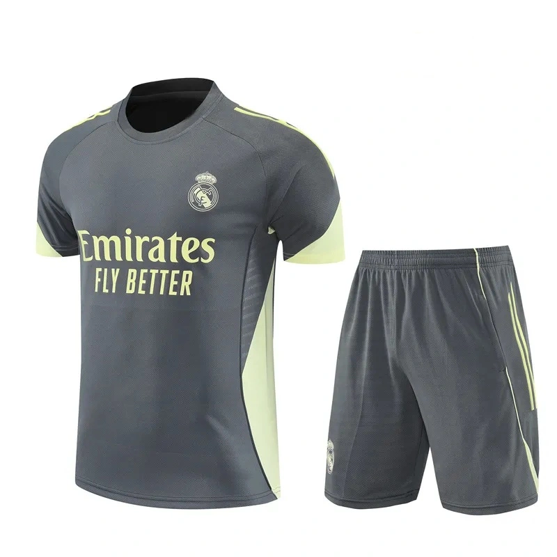 Real Madrid Training Jersey Kit Grey 2025/26 - Ujersey NHL