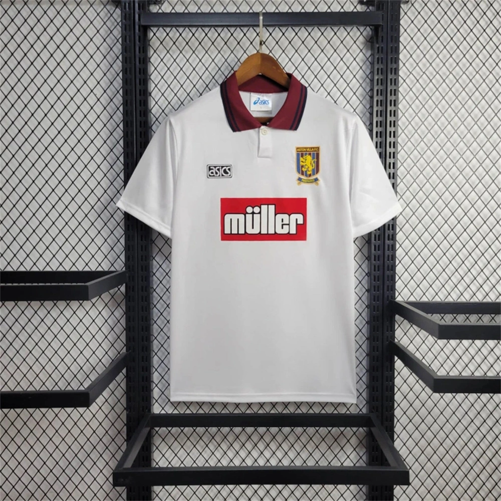 Aston Villa Retro Football Jersey Third Away Custom Shirt 1994-95 - ujerseystore