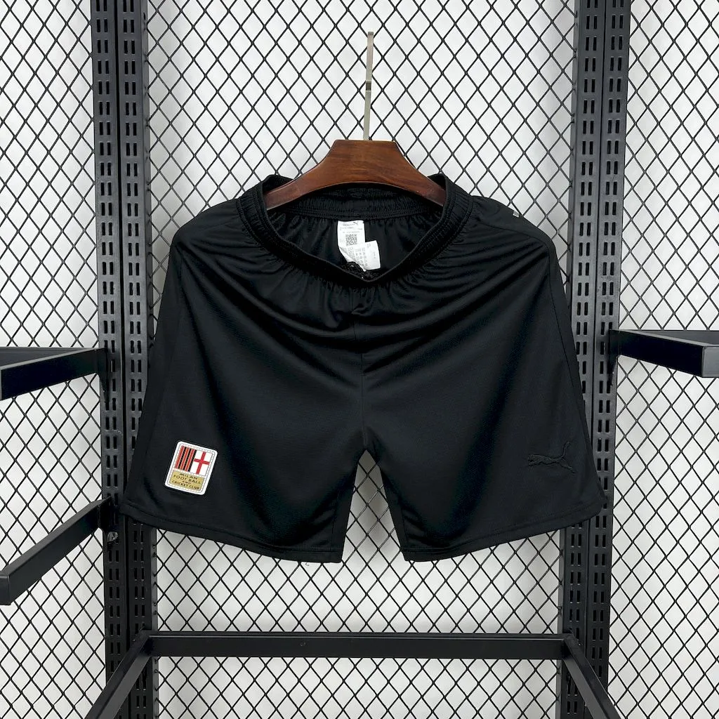 AC Milan Soccer Jersey 125th Anniversary Custom Shorts 2024/25 - Ujersey NHL