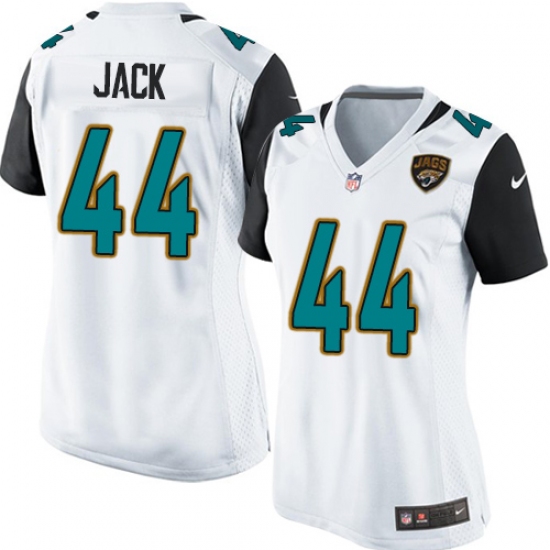 Women's Nike Jacksonville Jaguars #44 Myles Jack Game White NFL Jersey - Ujersey