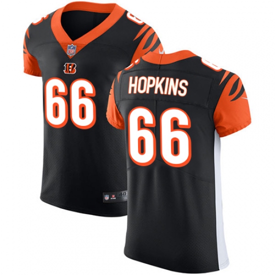Men's Nike Cincinnati Bengals #66 Trey Hopkins Black Team Color Vapor Untouchable Elite Player NFL Jersey - Ujersey