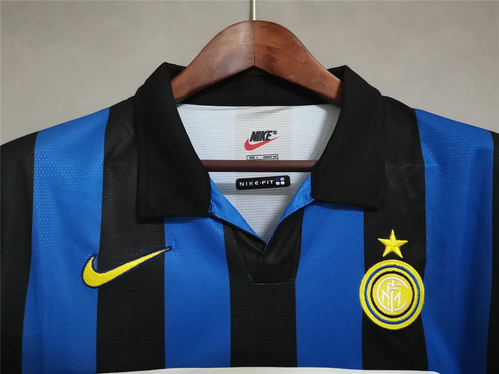 Inter Milan Jersey Custom Home Soccer Jersey 1998/99 - ujerseystore