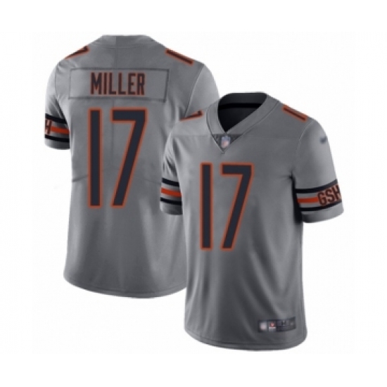 Women's Chicago Bears #17 Anthony Miller Limited Silver Inverted Legend Football Jersey - Ujersey