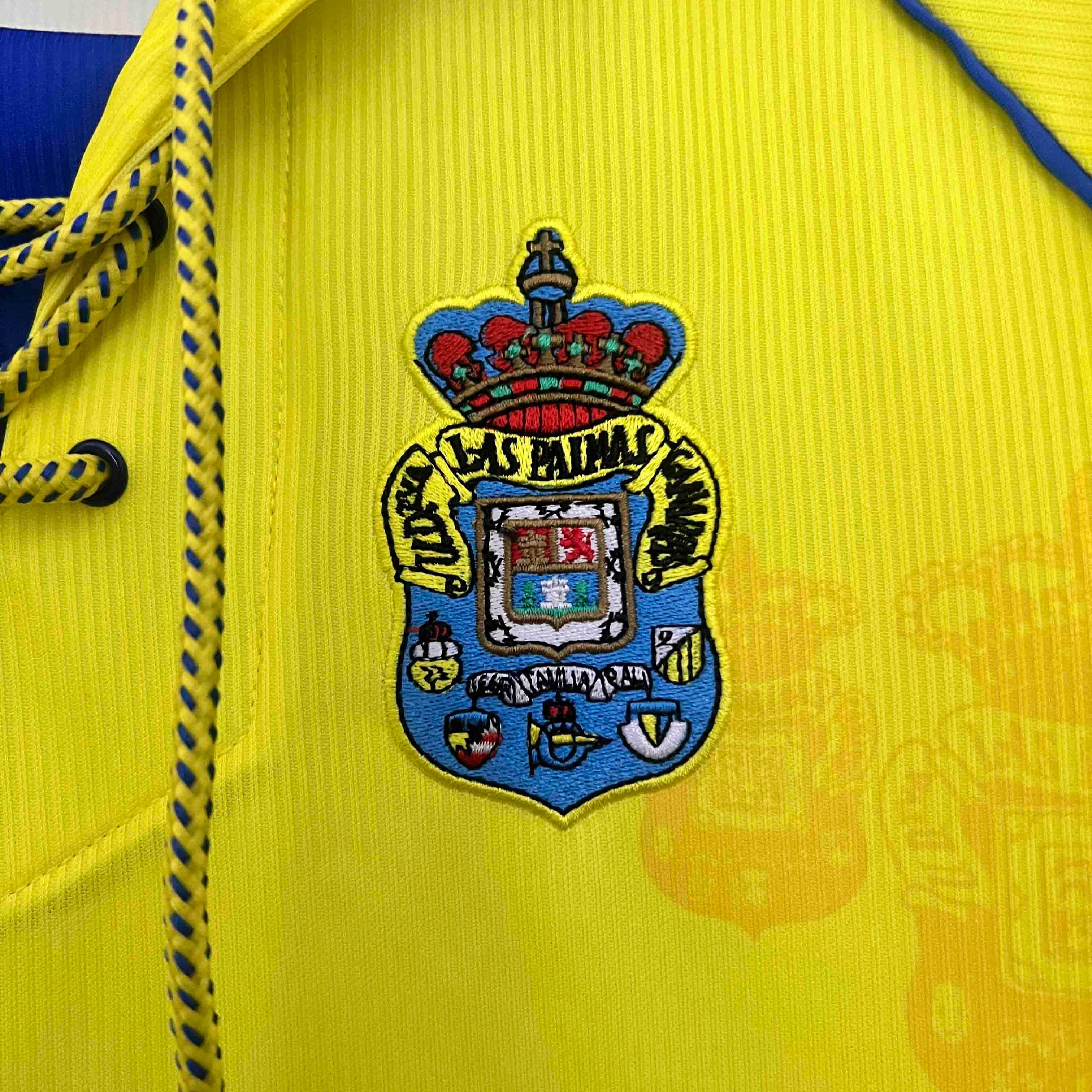 UD Las Palmas Retro Soccer Jersey Home Custom Shirt 1997/98 - ujerseystore