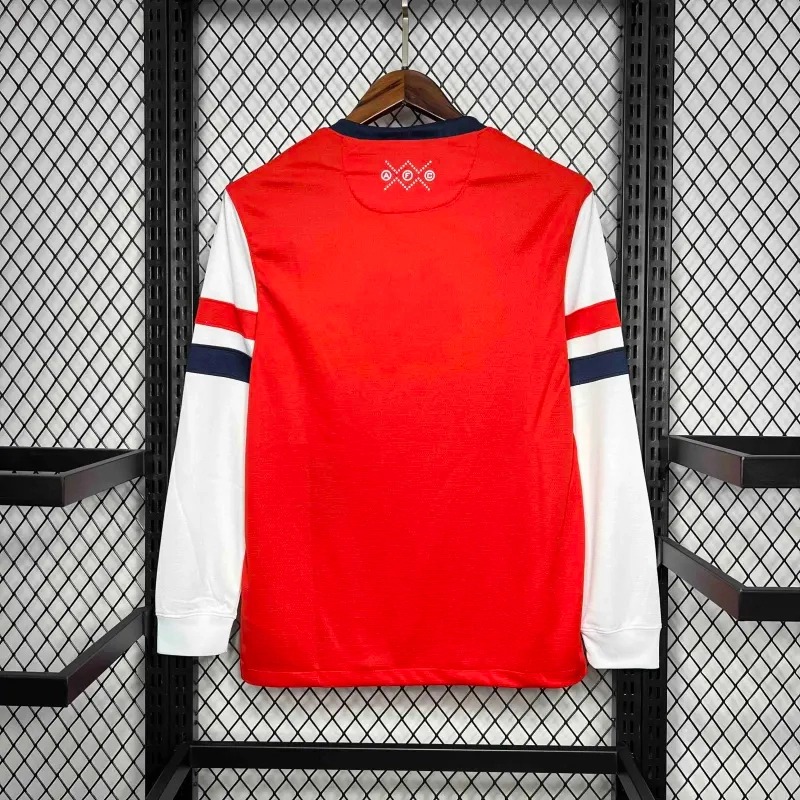 Arsenal Soccer Retro Jersey Home Long Sleeve Shirt 2012-13 - Ujersey NHL