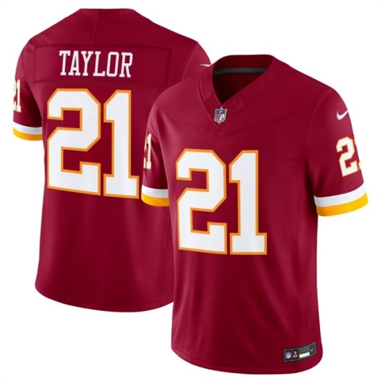 Men's Washington Commanders #21 Sean Taylor Burgundy 2026 F.U.S.E. Vapor Limited Stitched Football Jersey - Ujersey