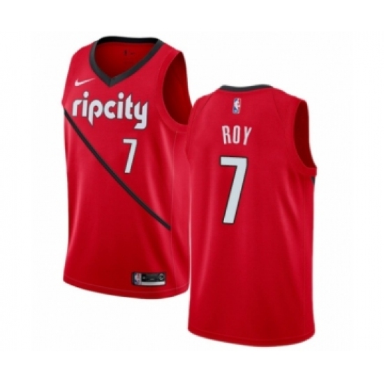 Youth Nike Portland Trail Blazers #7 Brandon Roy Red Swingman Jersey - Earned Edition - Ujersey