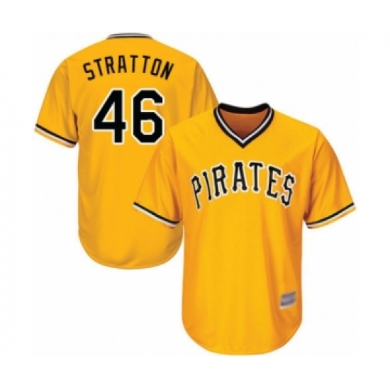Youth Pittsburgh Pirates #46 Chris Stratton Authentic Gold Alternate Cool Base Baseball Player Jersey - Ujersey