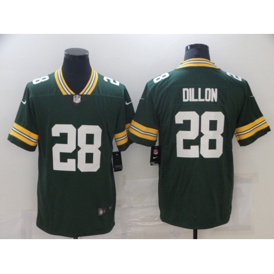 Men's Green Bay Packers #28 AJ Dillon Green Team Color Vapor Untouchable Limited Jersey - Ujersey