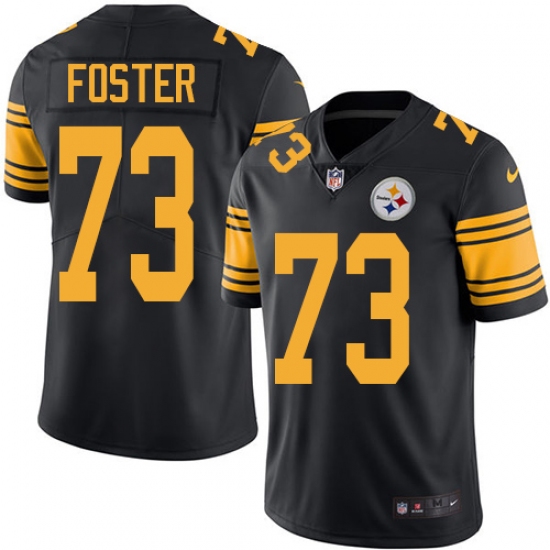 Youth Nike Pittsburgh Steelers #73 Ramon Foster Limited Black Rush Vapor Untouchable NFL Jersey - Ujersey