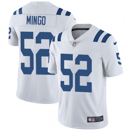 Youth Nike Indianapolis Colts #52 Barkevious Mingo Elite White NFL Jersey - Ujersey