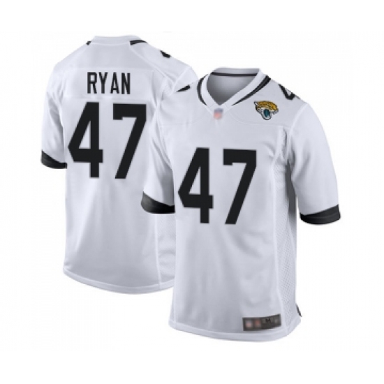 Men's Jacksonville Jaguars #47 Jake Ryan Game White Football Jersey - Ujersey
