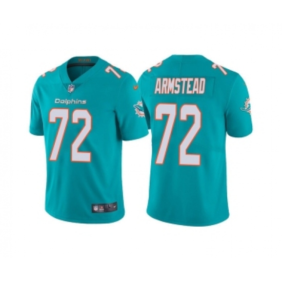 Men's Miami Dolphins #72 Terron Armstead Aqua Vapor Untouchable Limited Stitched Football Jersey - Ujersey